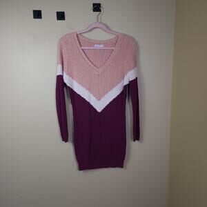 SOME DAYS LOVIN, WOMENS COTTON MINI CASUAL SWEATER DRESS SIZE S